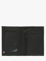 Wallet With Coin Purse Madras Leather Etrier Black madras EMAD941-vue-porte